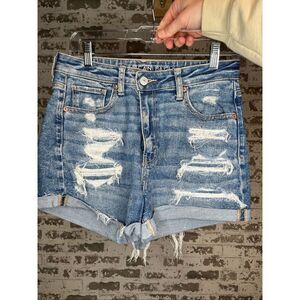 American Eagle | women denim distressed mom short